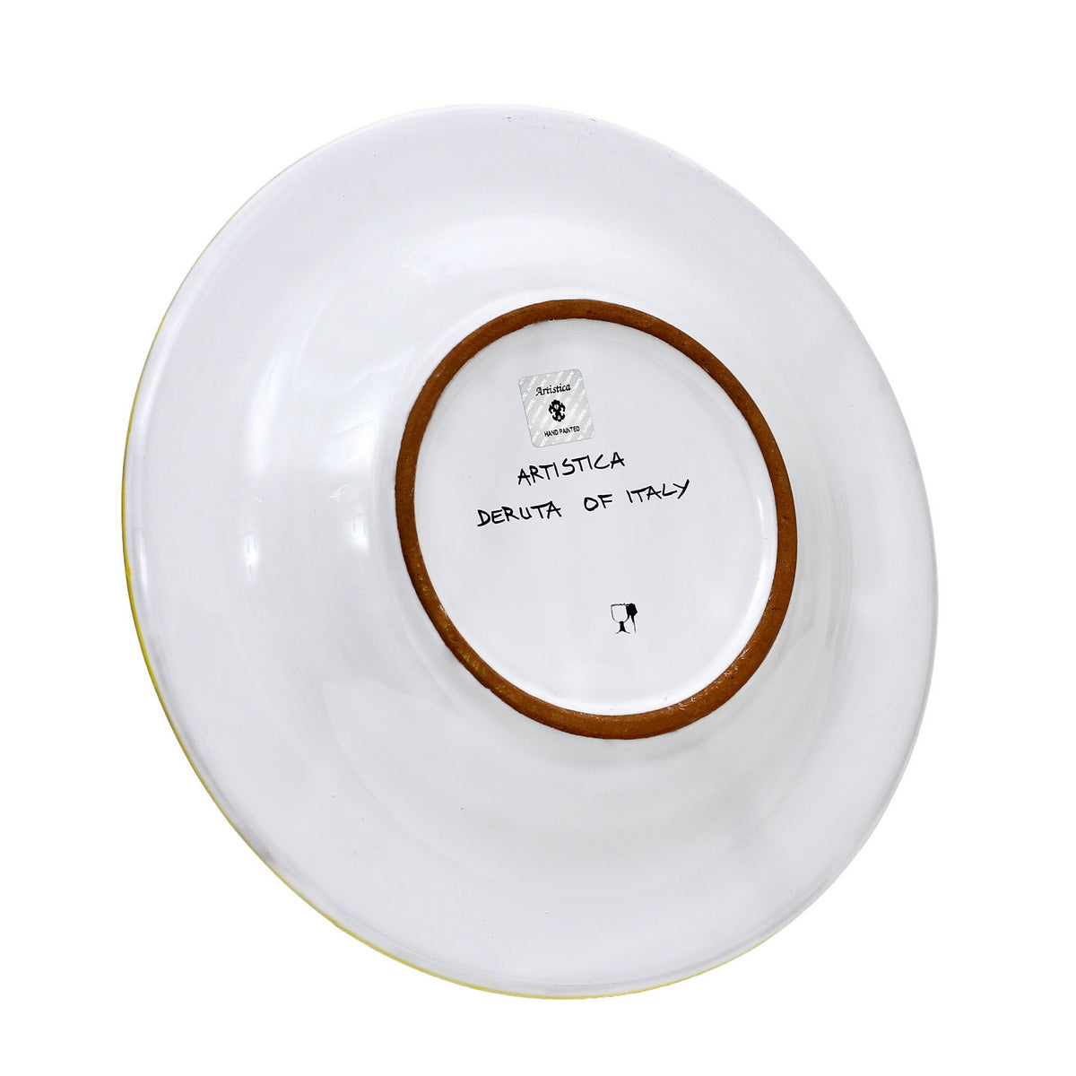 ORVIETO BLUE ROOSTER: Dinner Plate - White Center