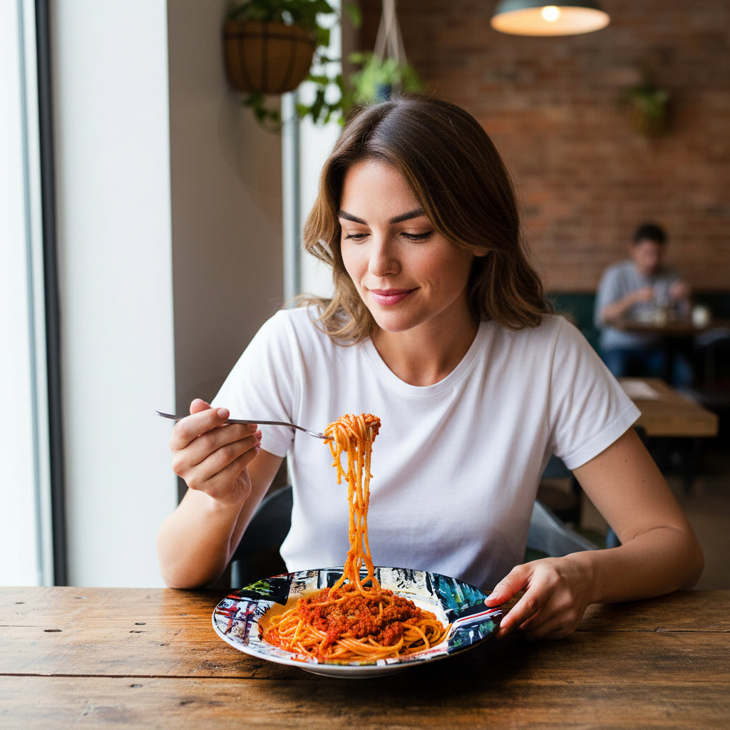 MODERNA: Pasta/Soup Rimmed Plate - Crisalide Design by L. Centinaro