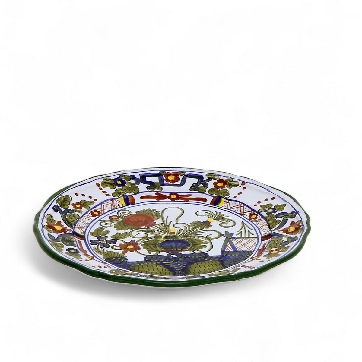 FAENZA-CARNATION: Scalloped salad plate (8'' Diam.)