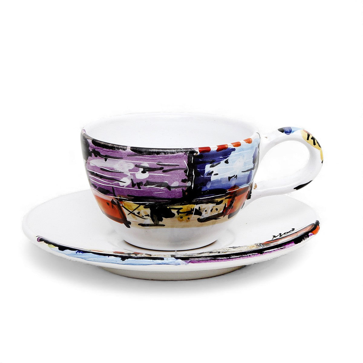 MODERNA : Tasse à café/thé et soucoupe - Design Crisalide par L. Centinaro