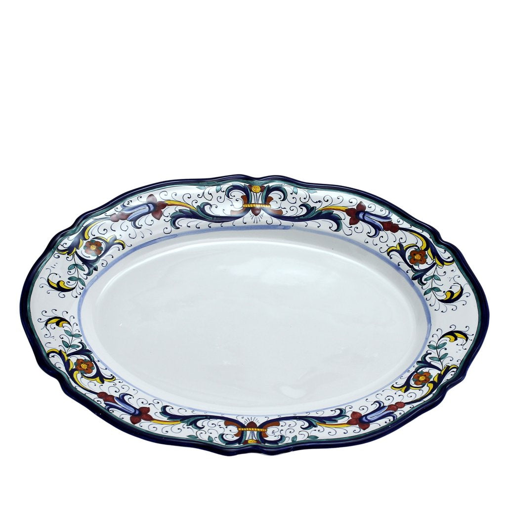 VECCHIA DERUTA : Grand plat ovale
