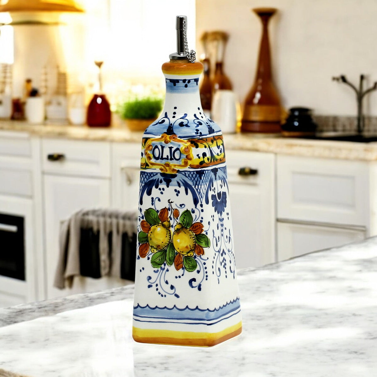 LIMONCINI: Dispenser per olio d'oliva quadrato