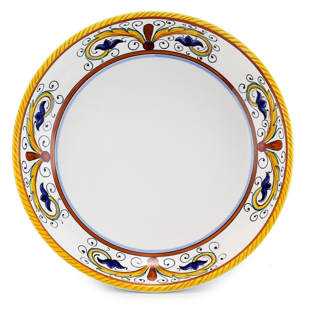 RAFFAELLESCO-PERUGINO : Assiette creuse ronde à bords larges pour risotto/pâtes/cioppino