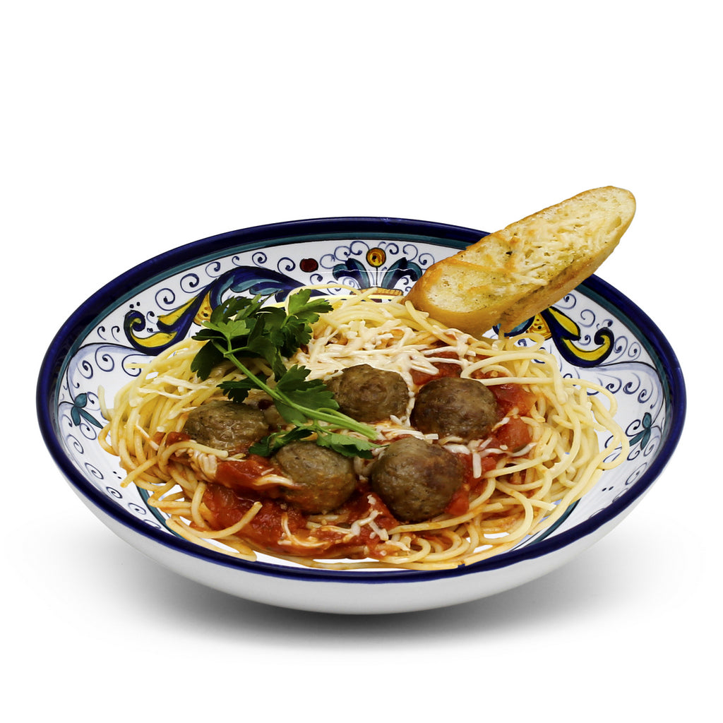 VECCHIA DERUTA: Piatto fondo rotondo a coppa per risotto/pasta/cioppino