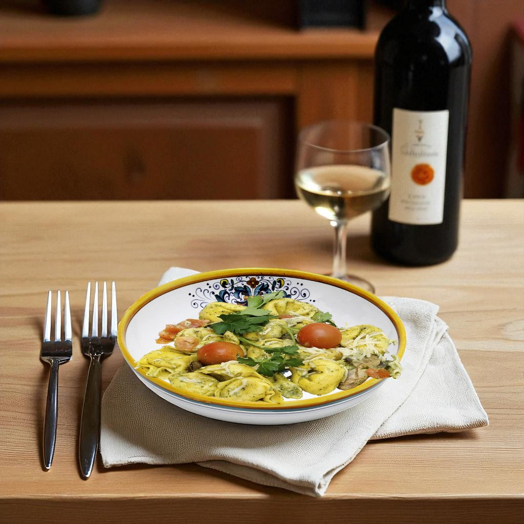 RICCO DERUTA LITE: Risotto/Pasta/Cioppino round shallow coupe bowl