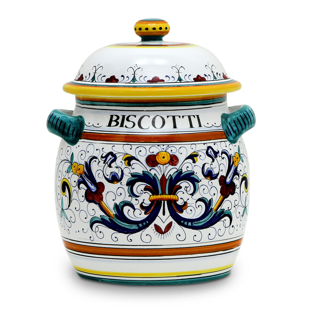 RICCO DERUTA DELUXE: Traditional Biscotti Jar