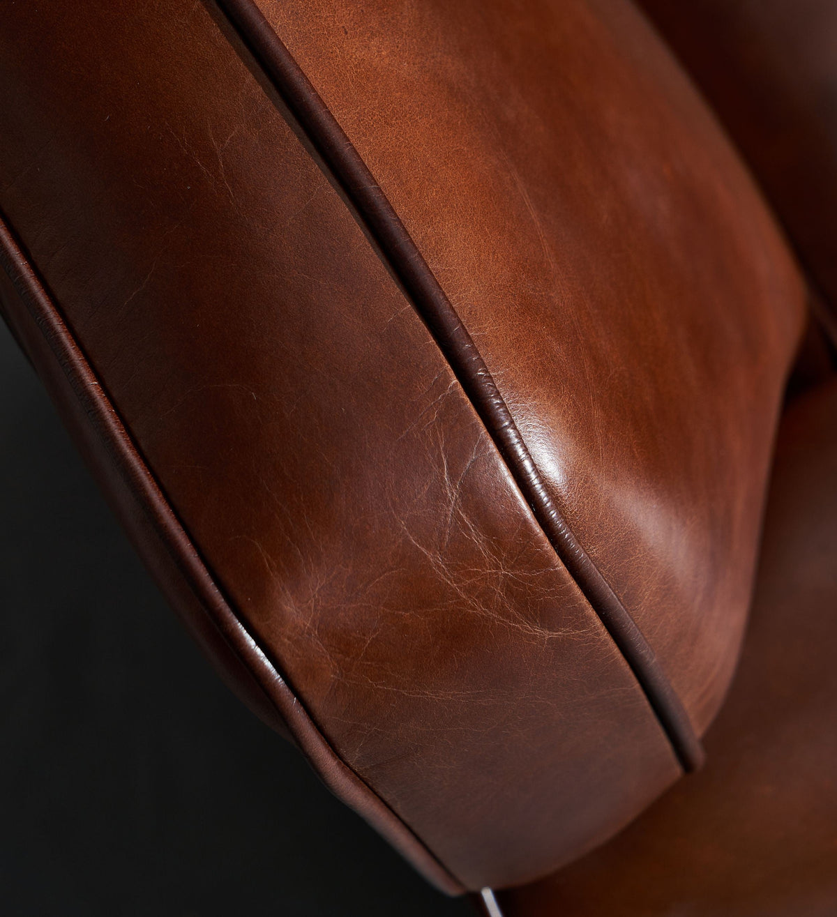 Matthew Full Top Grain Leather Arm Chair
