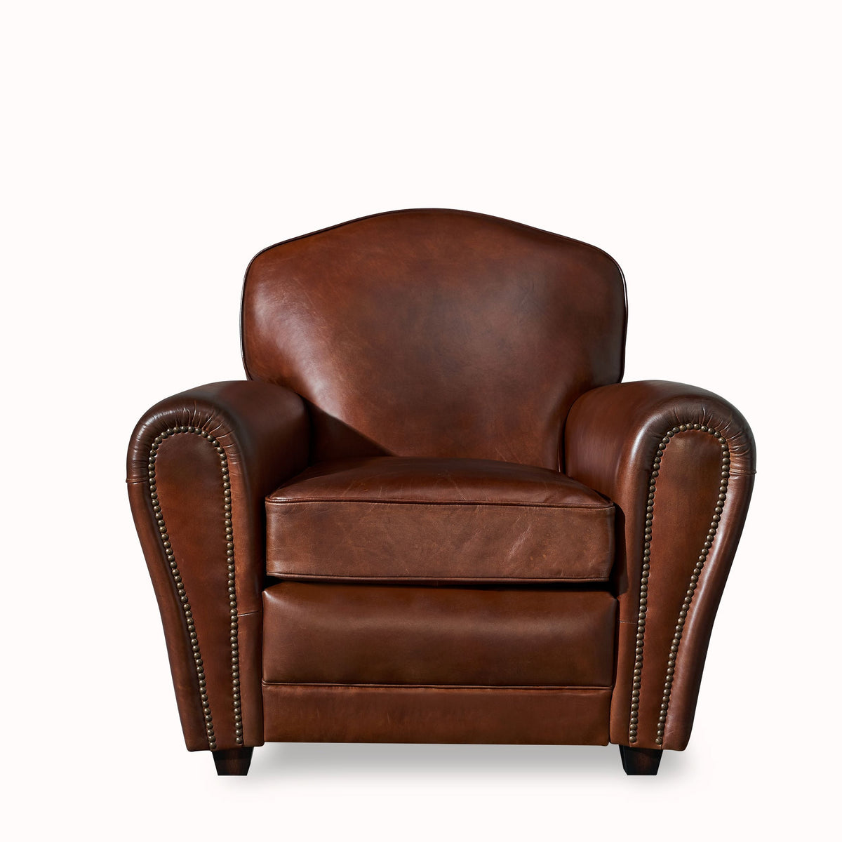 Matthew Full Top Grain Leather Arm Chair