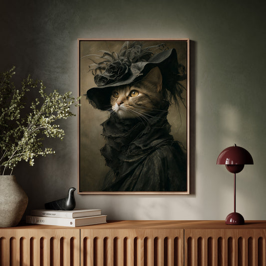 A Cat's Elegance Unveiled