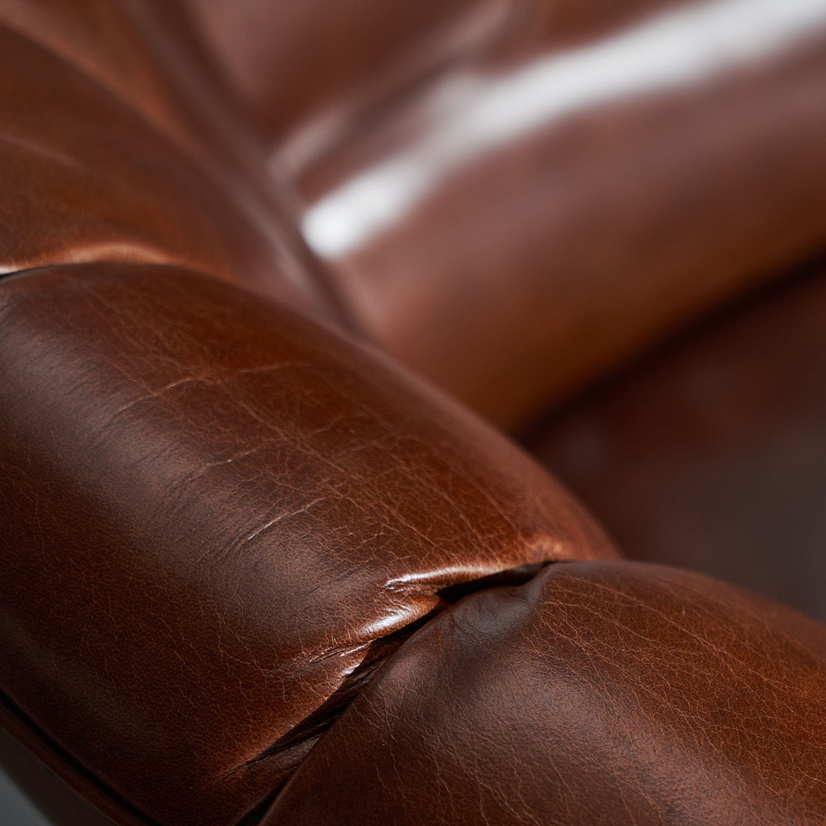 George Full Top Grain Leather Armchair