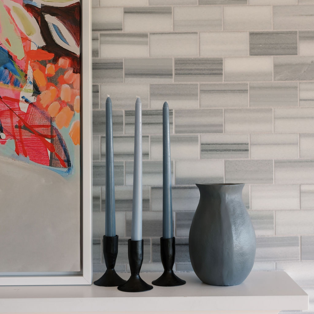Vaso in alluminio grigio caldo