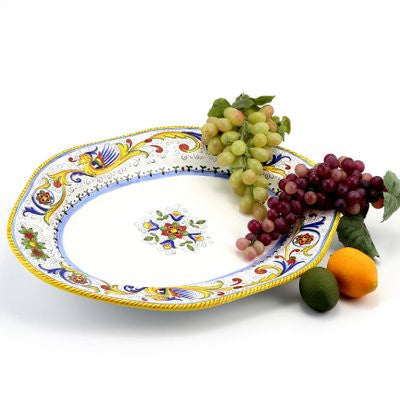 RAFFAELLESCO DELUXE: Piatto Ovale Esagonale Extra Large