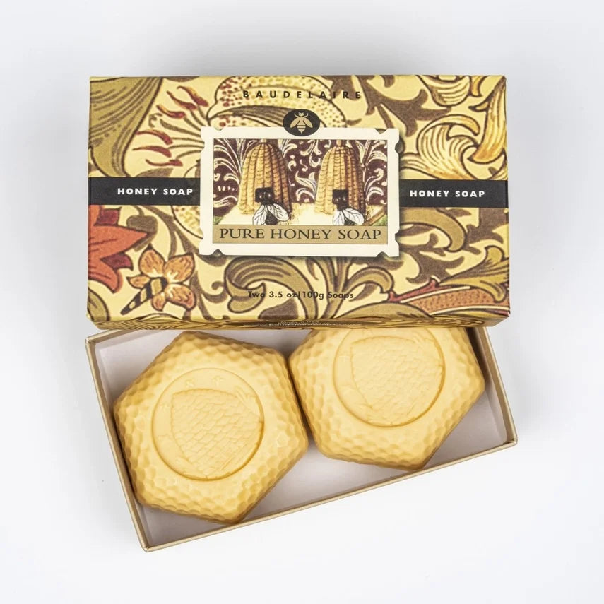 Savon au miel pur (coffret cadeau de 2 pains - 100 g)