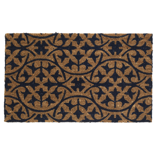 Blue Tile Coir Doormat