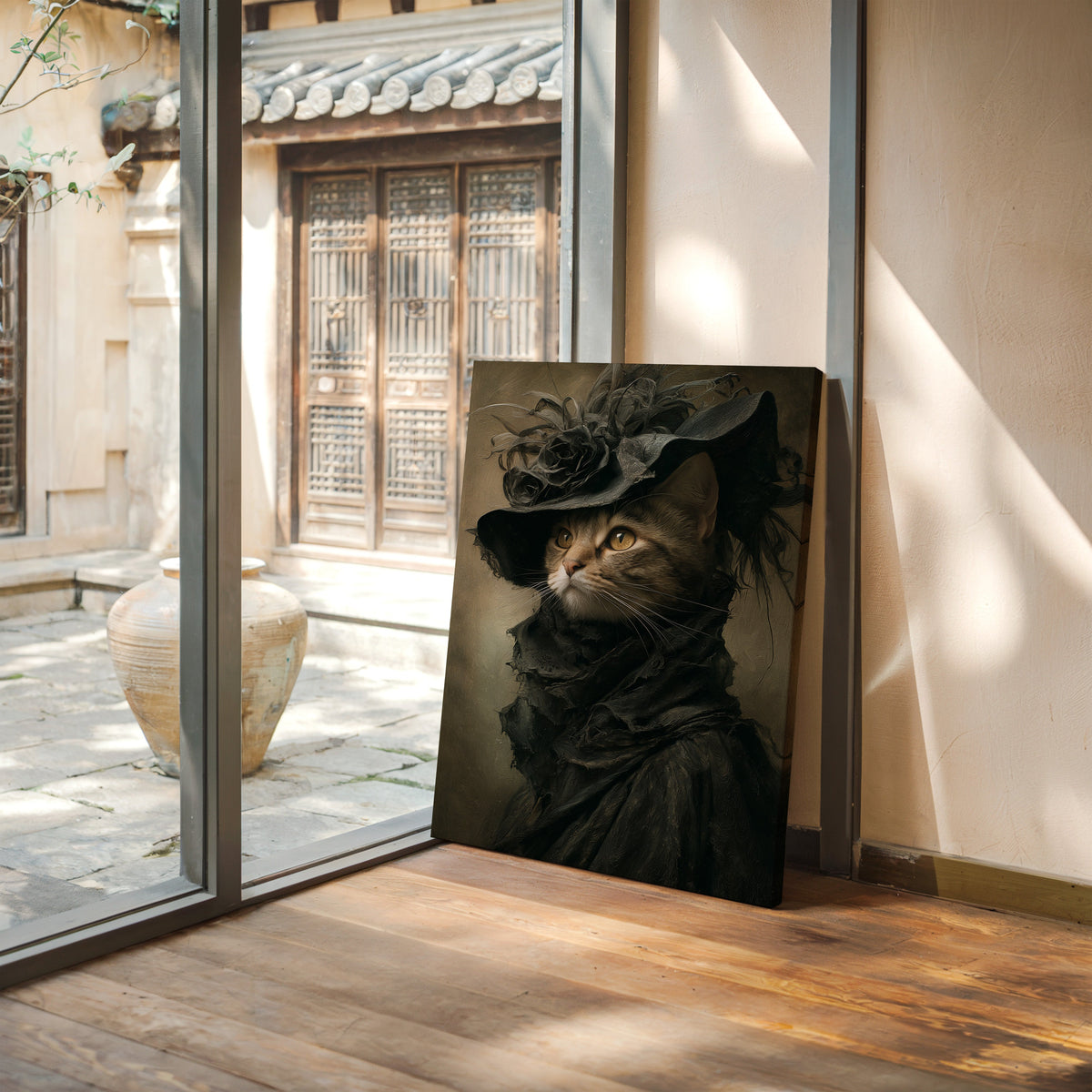 L'élégance d'un chat dévoilée