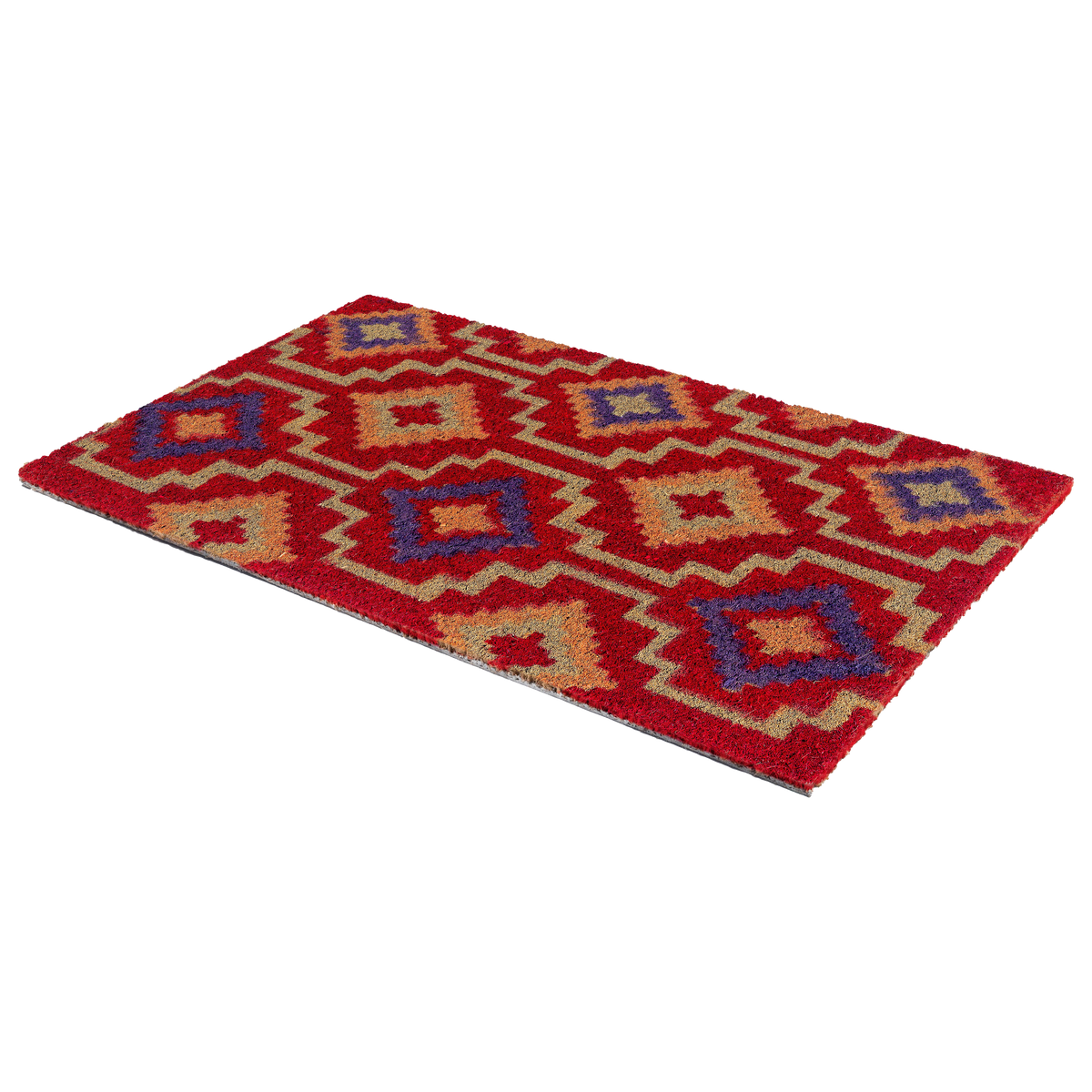 Zerbino in fibra di cocco Lhasa Kilim - Rosso
