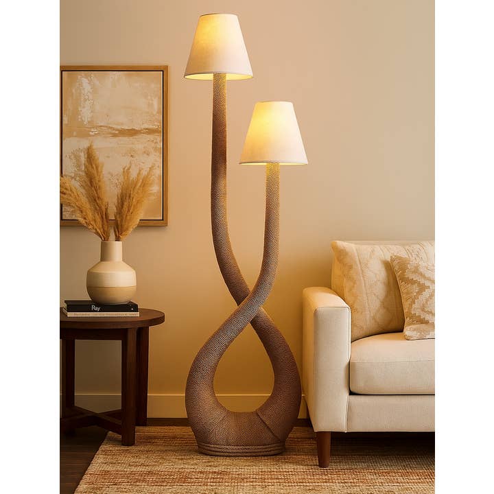 Handmade Infinity Floor Lamp