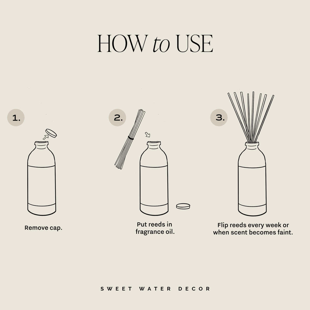 Diffuseur à roseaux Hello Fall Clear