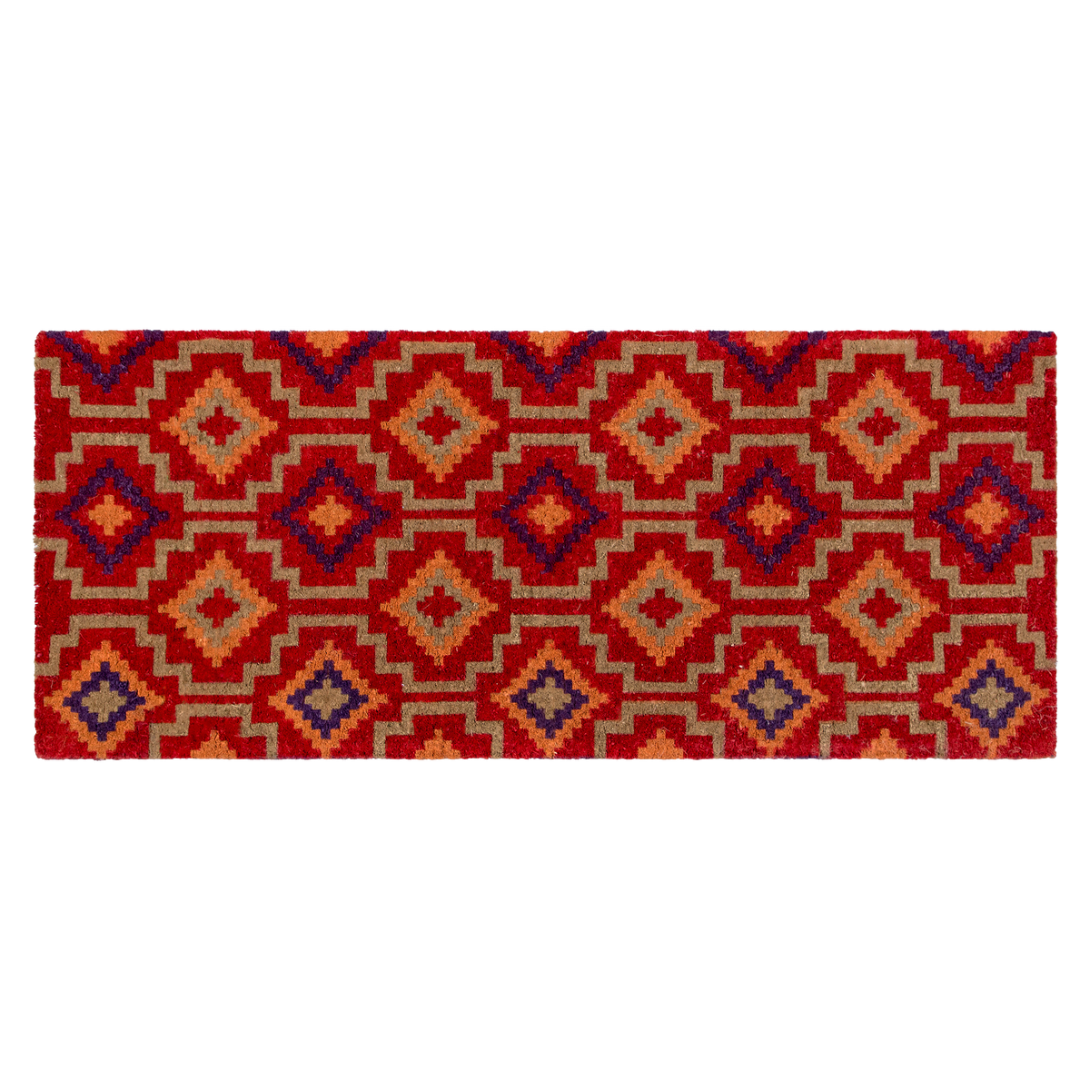 Zerbino in fibra di cocco Lhasa Kilim - Rosso