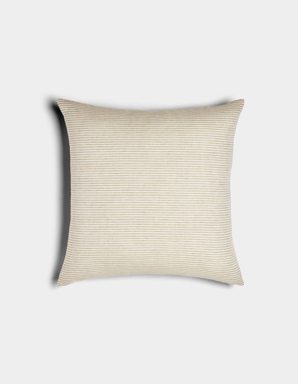 Cuscino decorativo in lino a righe