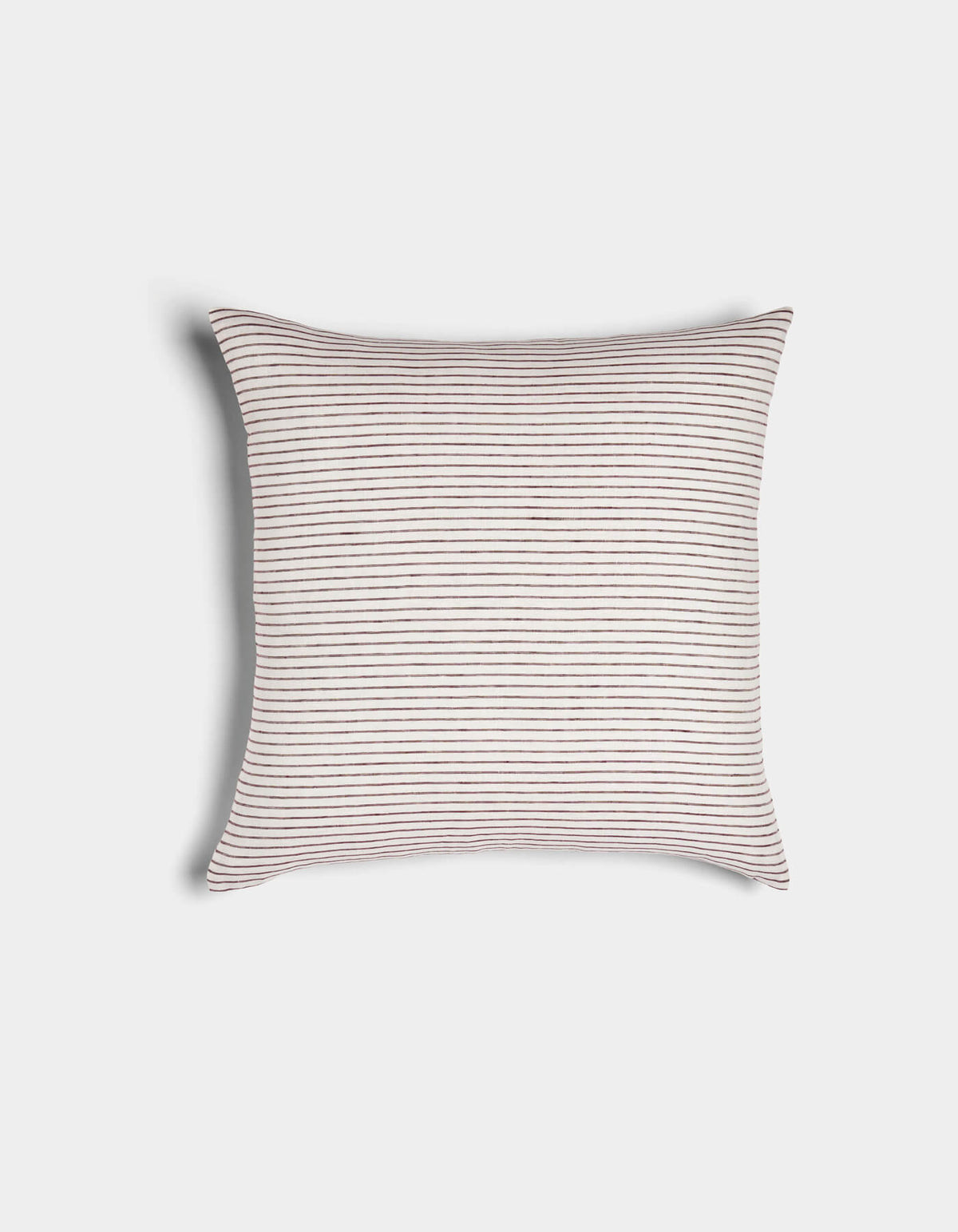 Cuscino decorativo in lino a righe