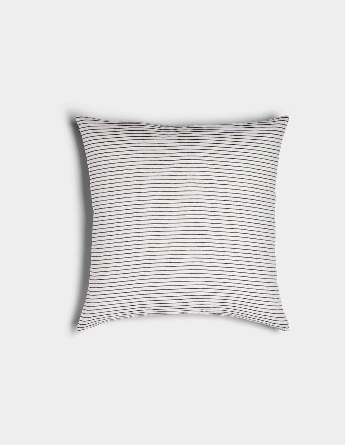 Cuscino decorativo in lino a righe