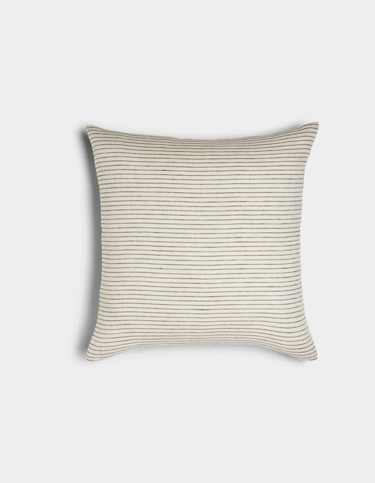 Cuscino decorativo in lino a righe