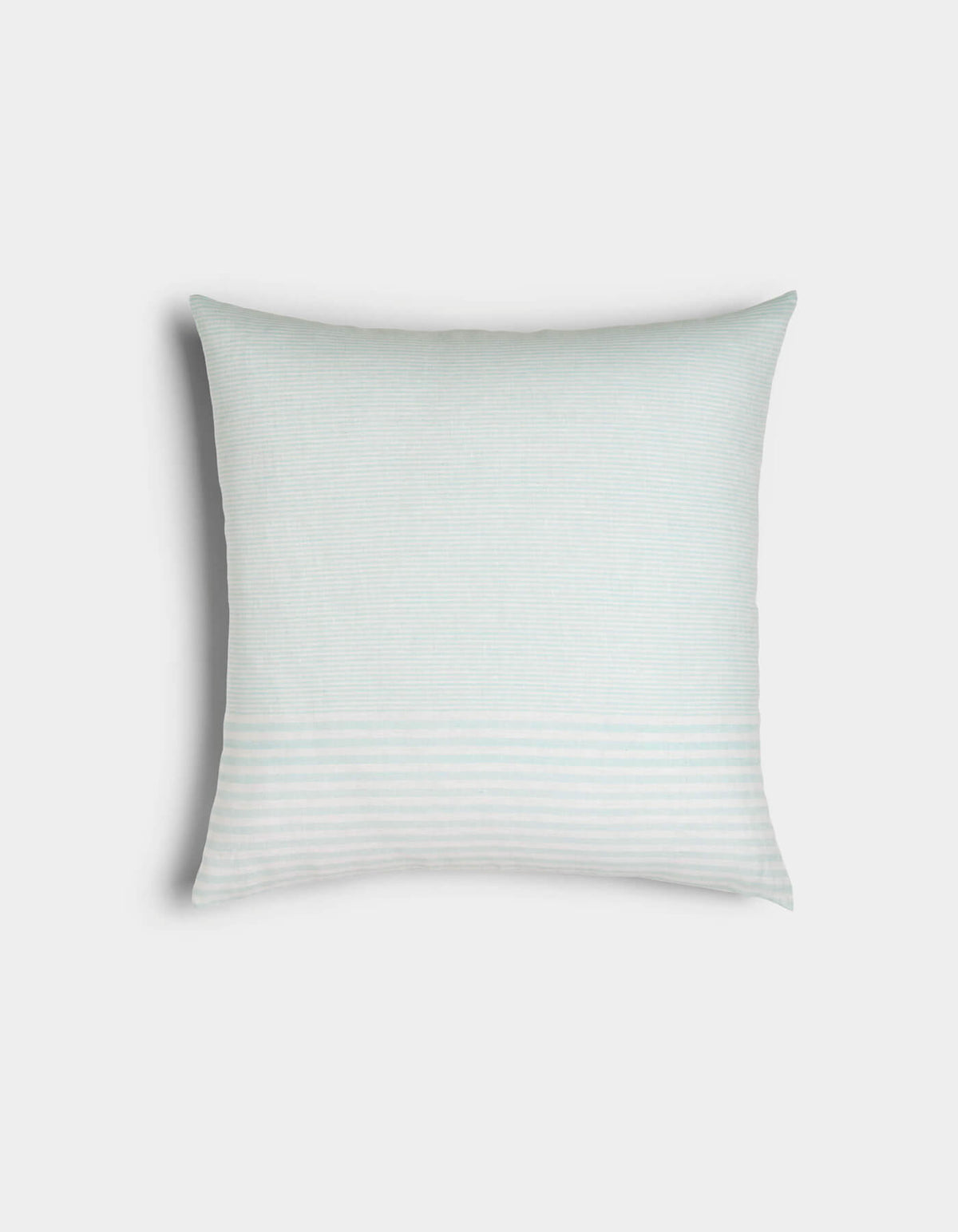 Cuscino decorativo in lino a righe