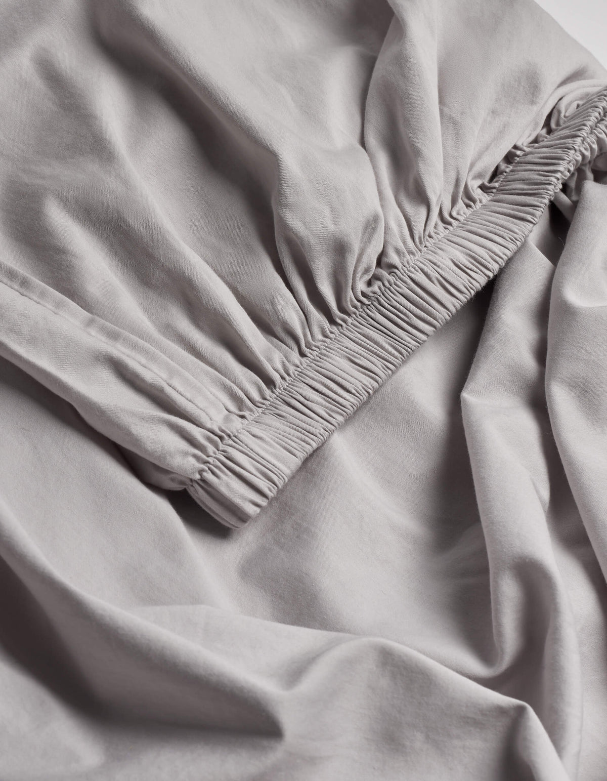 Drap-housse en coton lavage doux