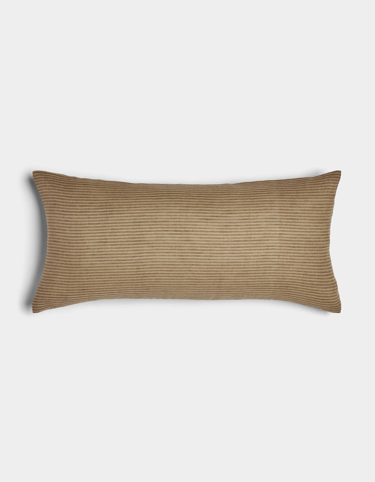 Cuscino decorativo in lino a righe
