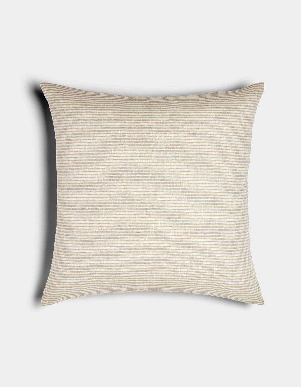 Cuscino decorativo in lino a righe