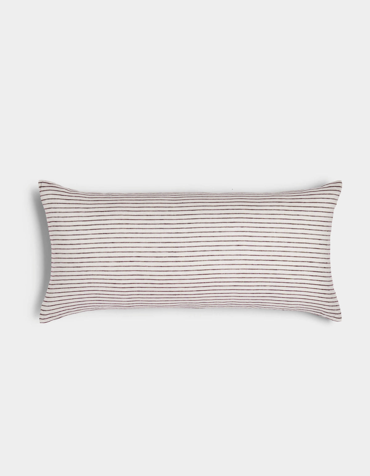 Cuscino decorativo in lino a righe