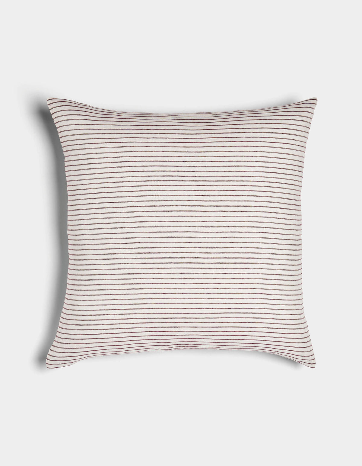 Cuscino decorativo in lino a righe