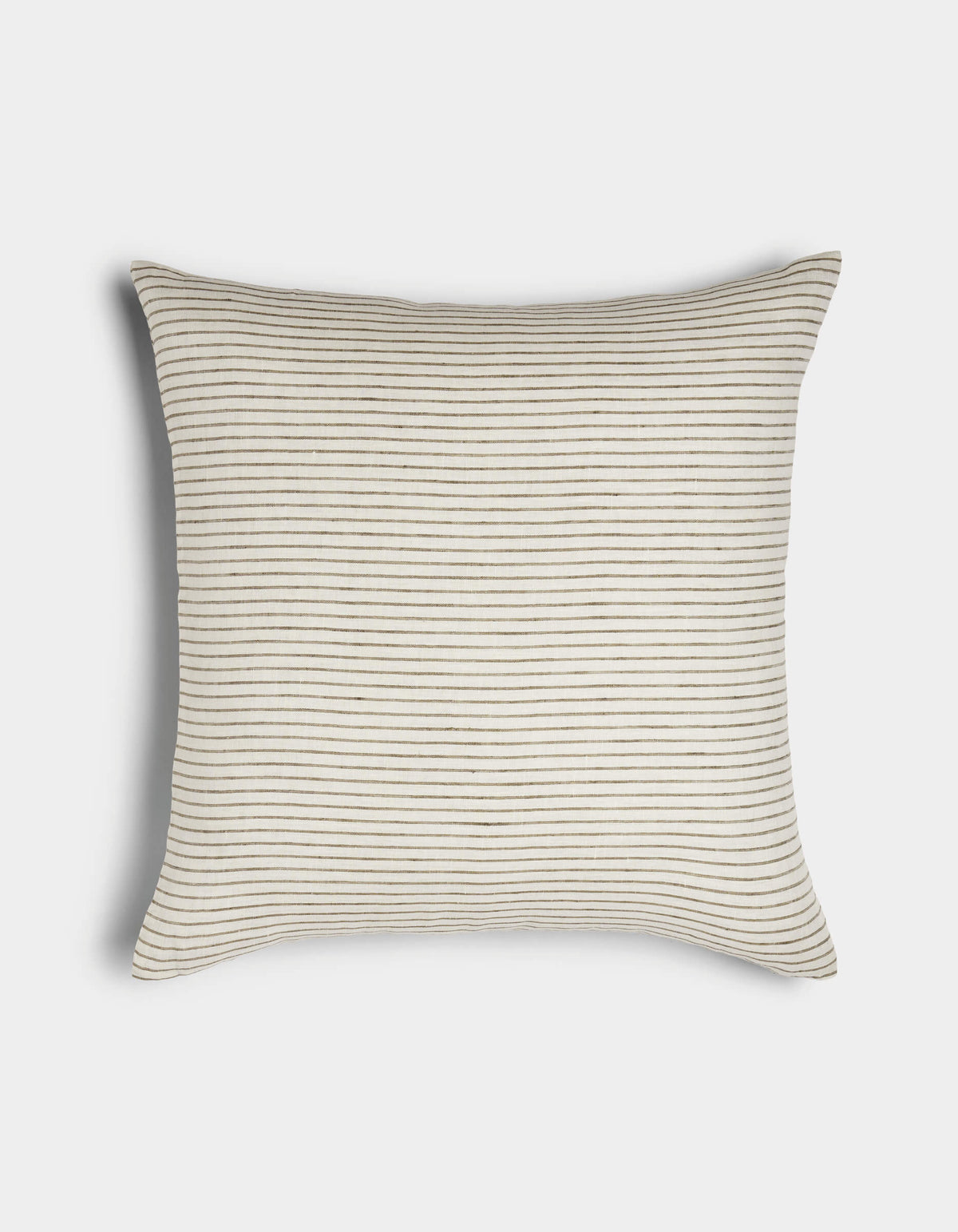 Cuscino decorativo in lino a righe