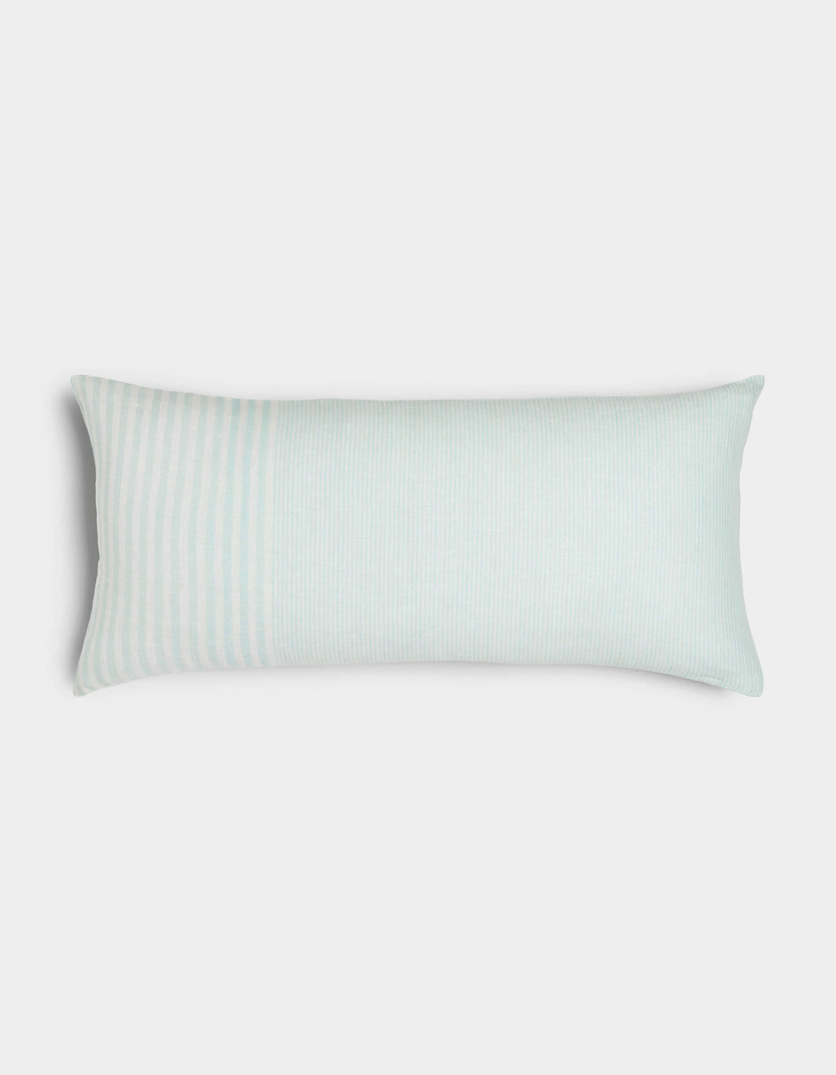 Cuscino decorativo in lino a righe