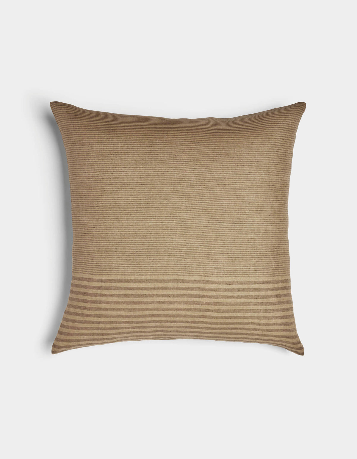Cuscino decorativo in lino a righe