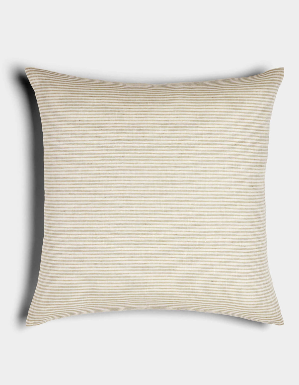 Cuscino decorativo in lino a righe