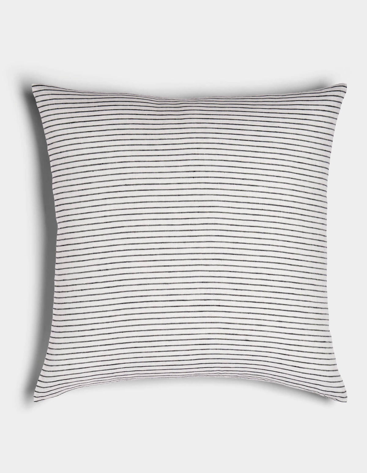 Cuscino decorativo in lino a righe