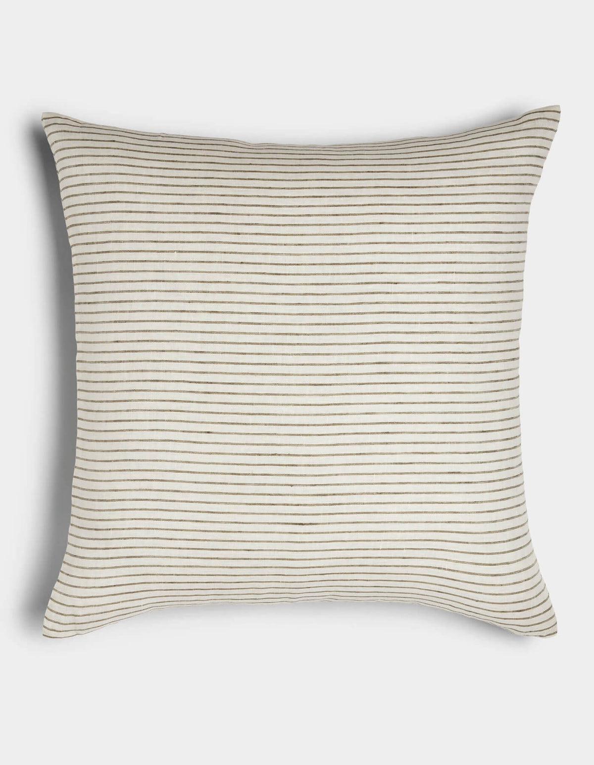 Cuscino decorativo in lino a righe