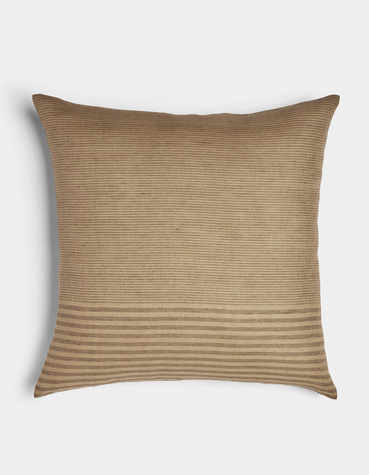 Cuscino decorativo in lino a righe
