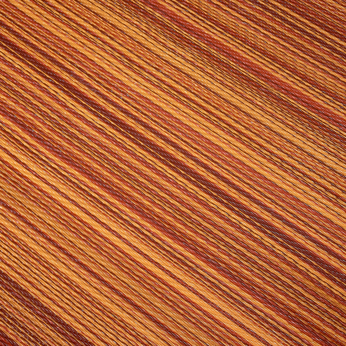 Cancun - Terracotta Striped Outdoor Rug for Patio