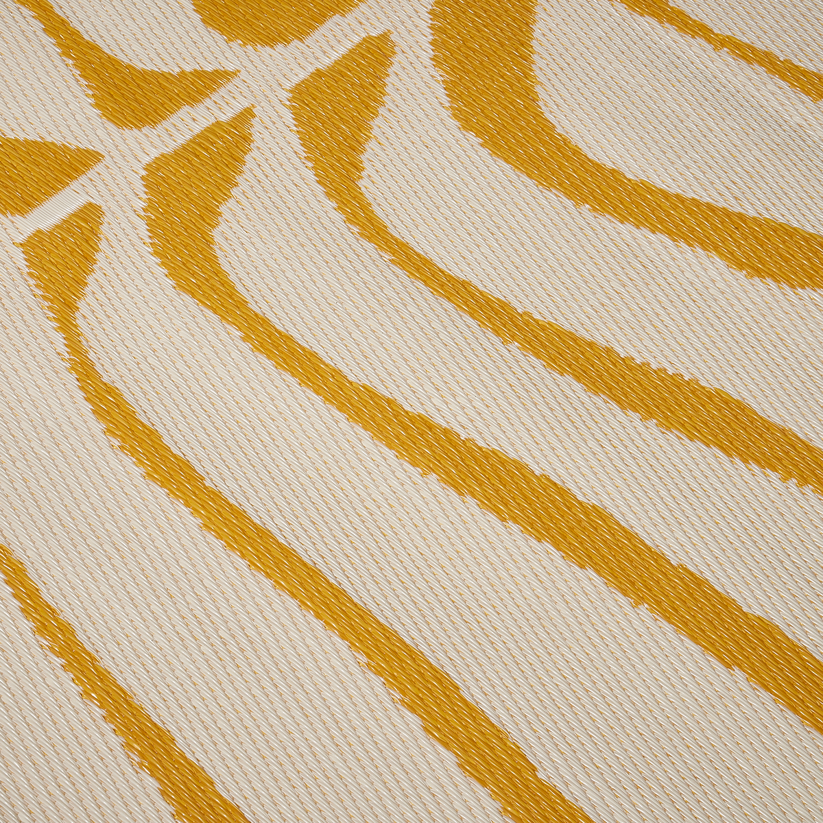 Hilo - Honey Floral Outdoor Rug for Patio