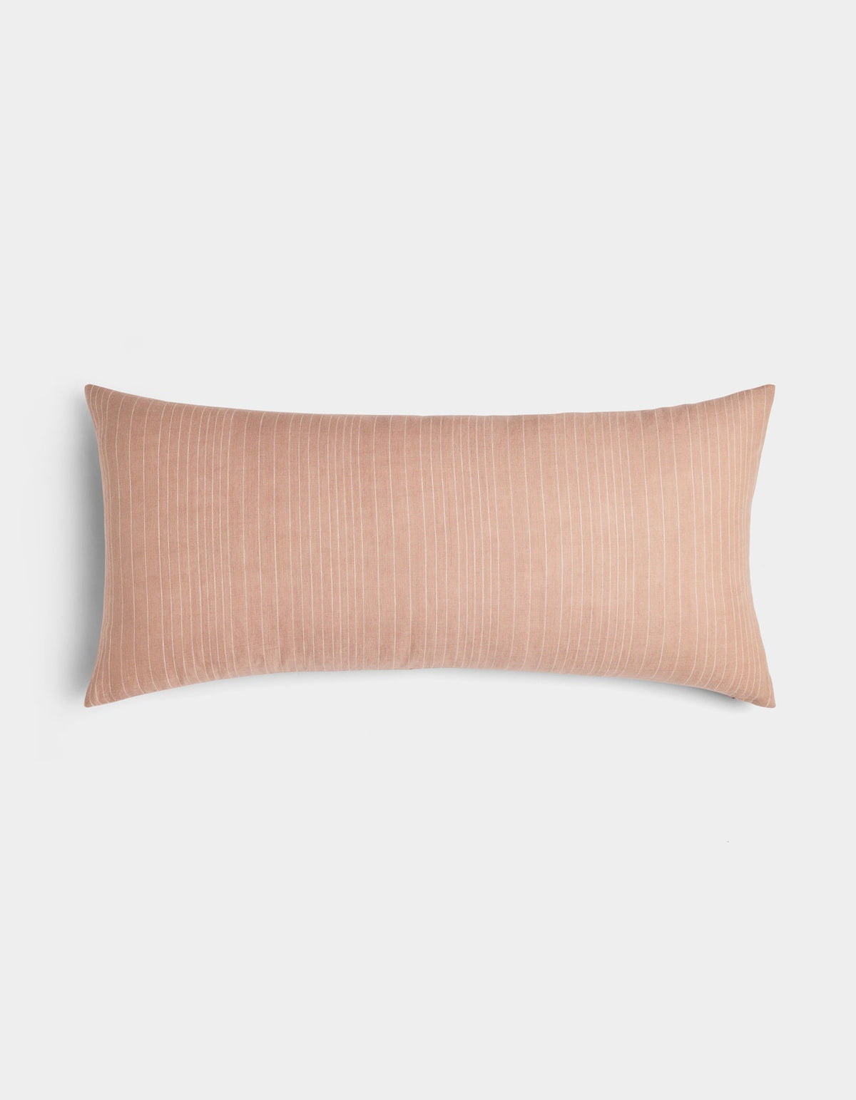 Cuscino decorativo in lino a righe