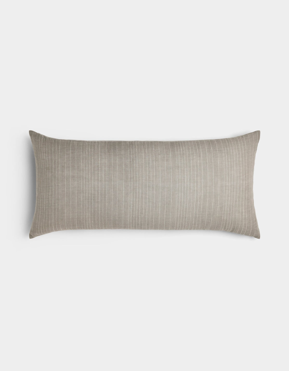 Cuscino decorativo in lino a righe