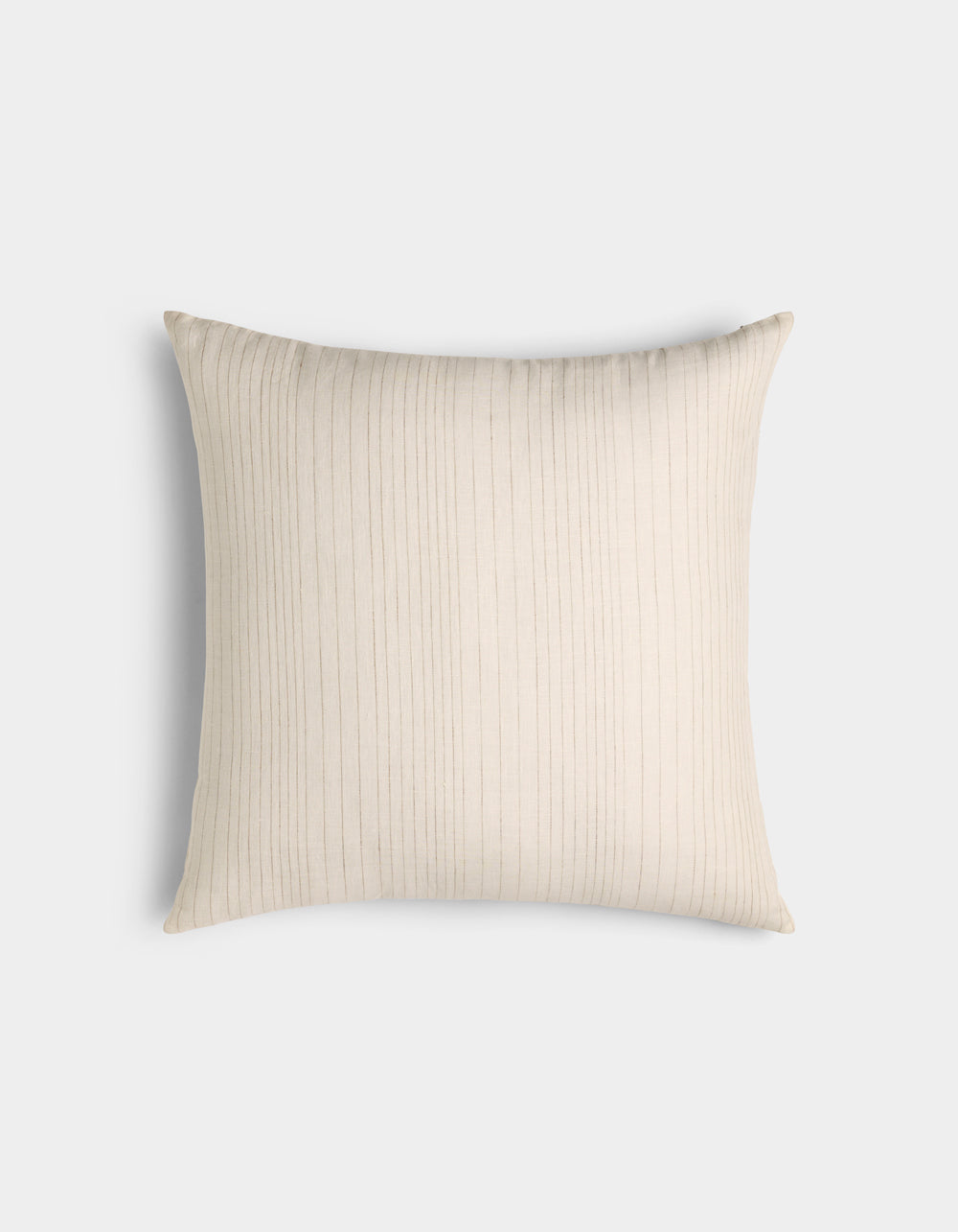 Cuscino decorativo in lino a righe
