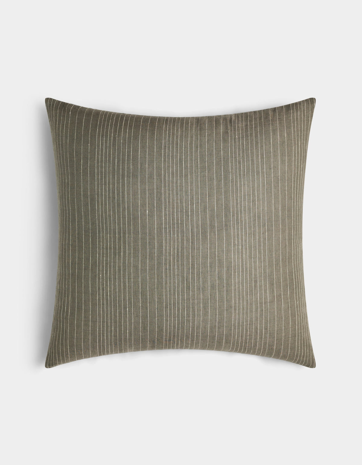 Cuscino decorativo in lino a righe