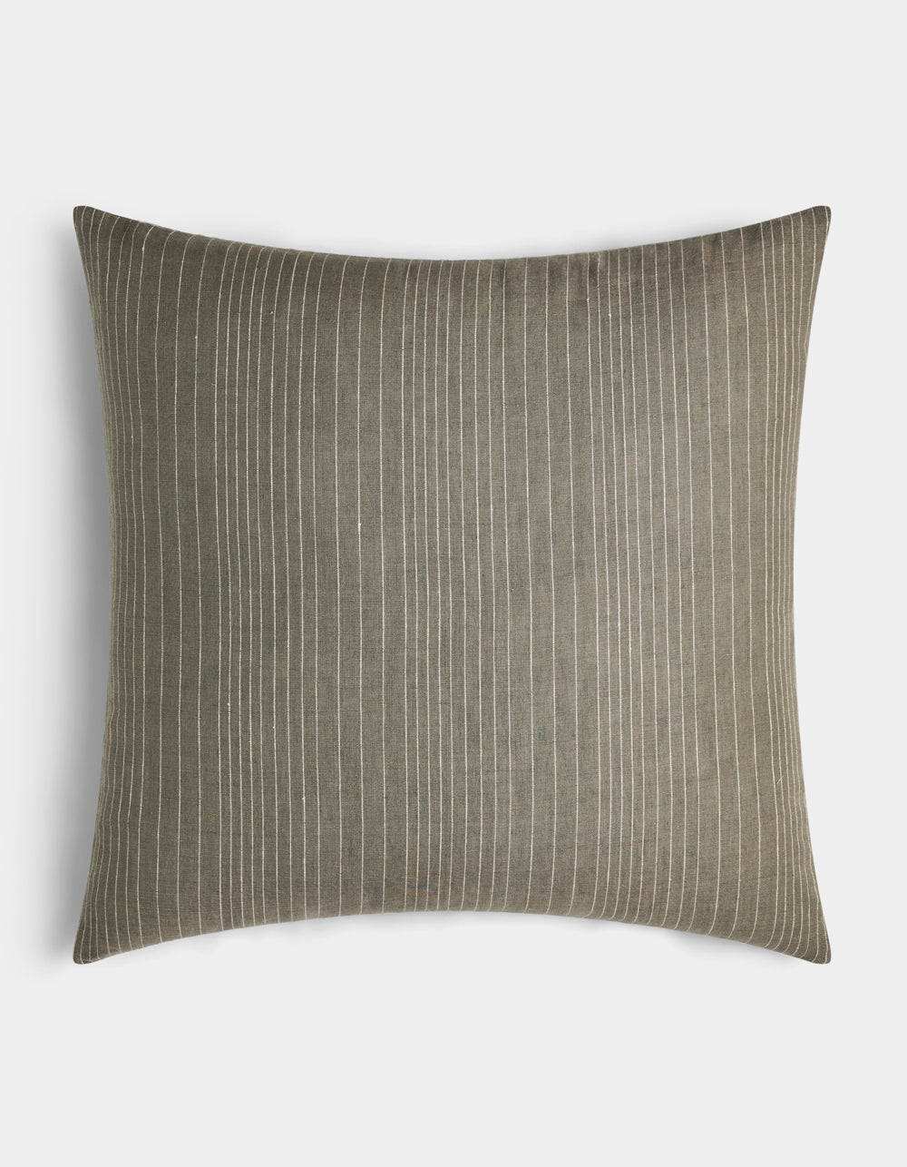 Cuscino decorativo in lino a righe