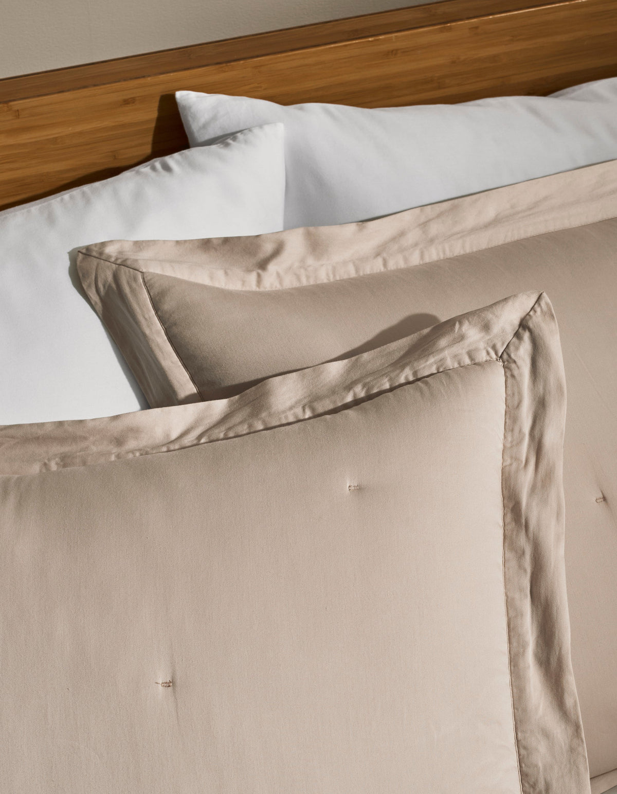 Taies d'oreiller matelassées en coton ultra-doux