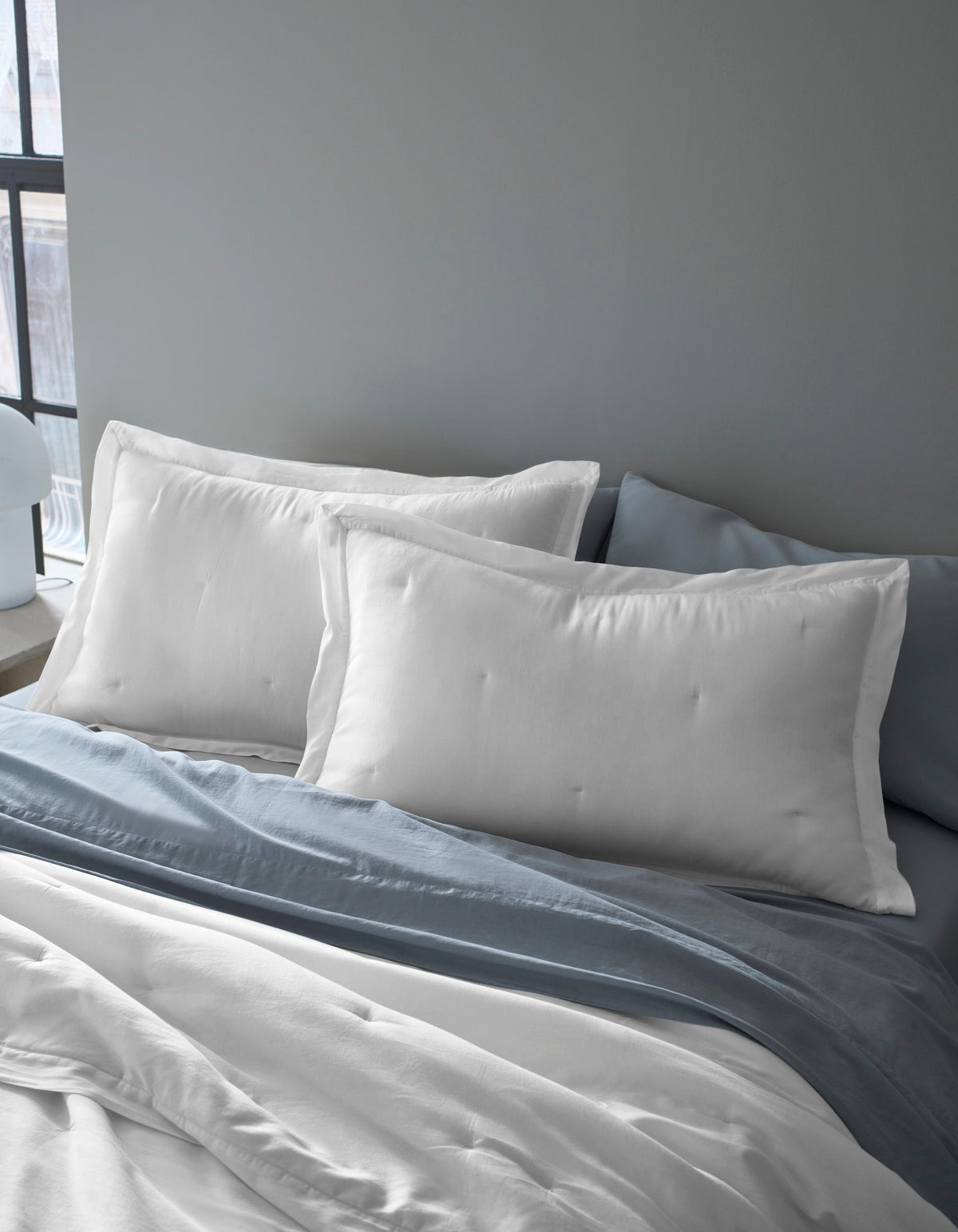 Set trapunta in cotone soft-wash