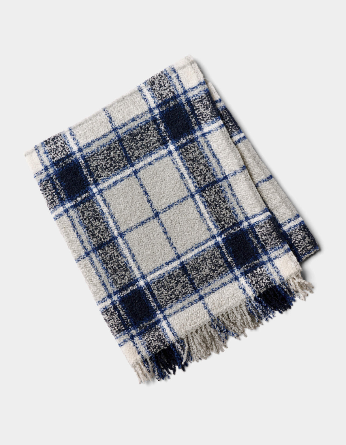Plaid in bouclé di alpaca